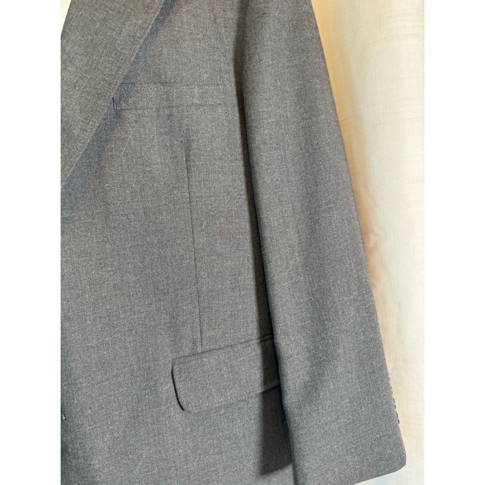 90’s Vintage ‘Barrington’ Charcoal Gray Tailored Suit - Picture 3 of 7